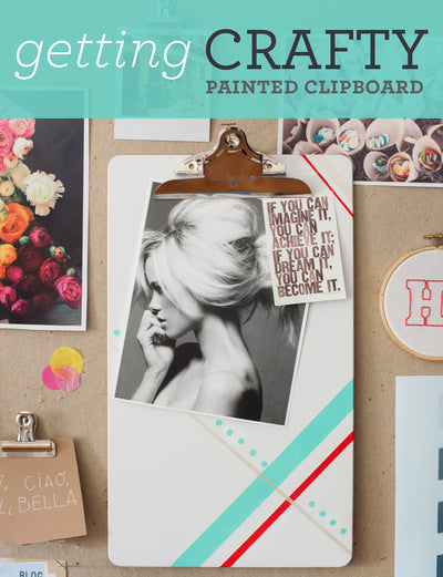 getting crafty: painted clipboard