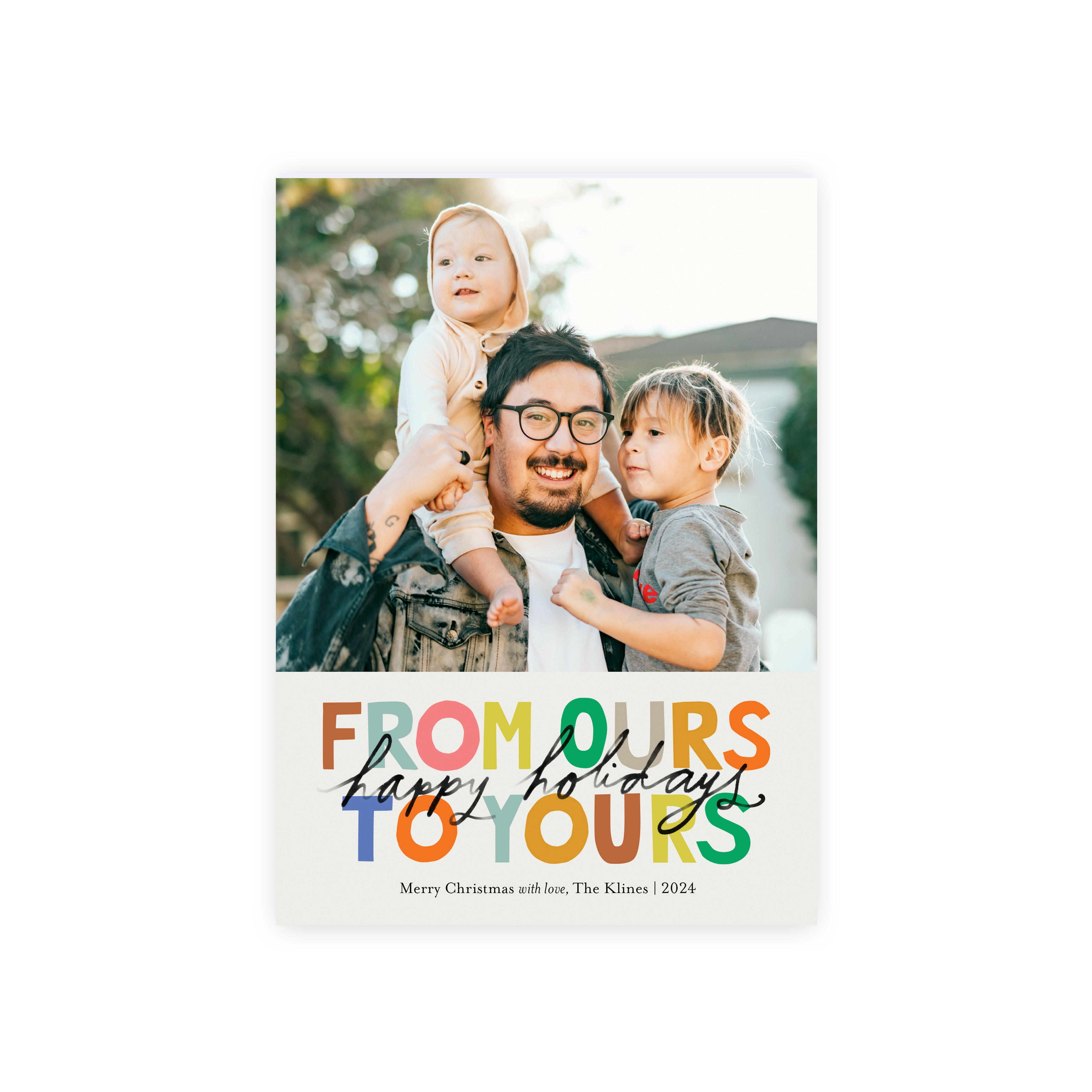 From Ours To Yours Photo Card by Mpix | Ampersand Design Studio