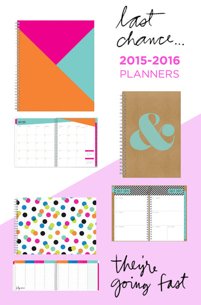 Ampersand Calendars & Planners...going FAST!