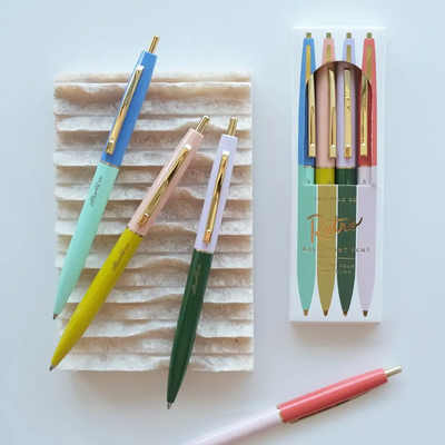 Rainbow Retro Pen Set — Ampersand Design Studio