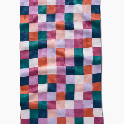 Fall Checkers Tea Towel — Kitchen & Dining