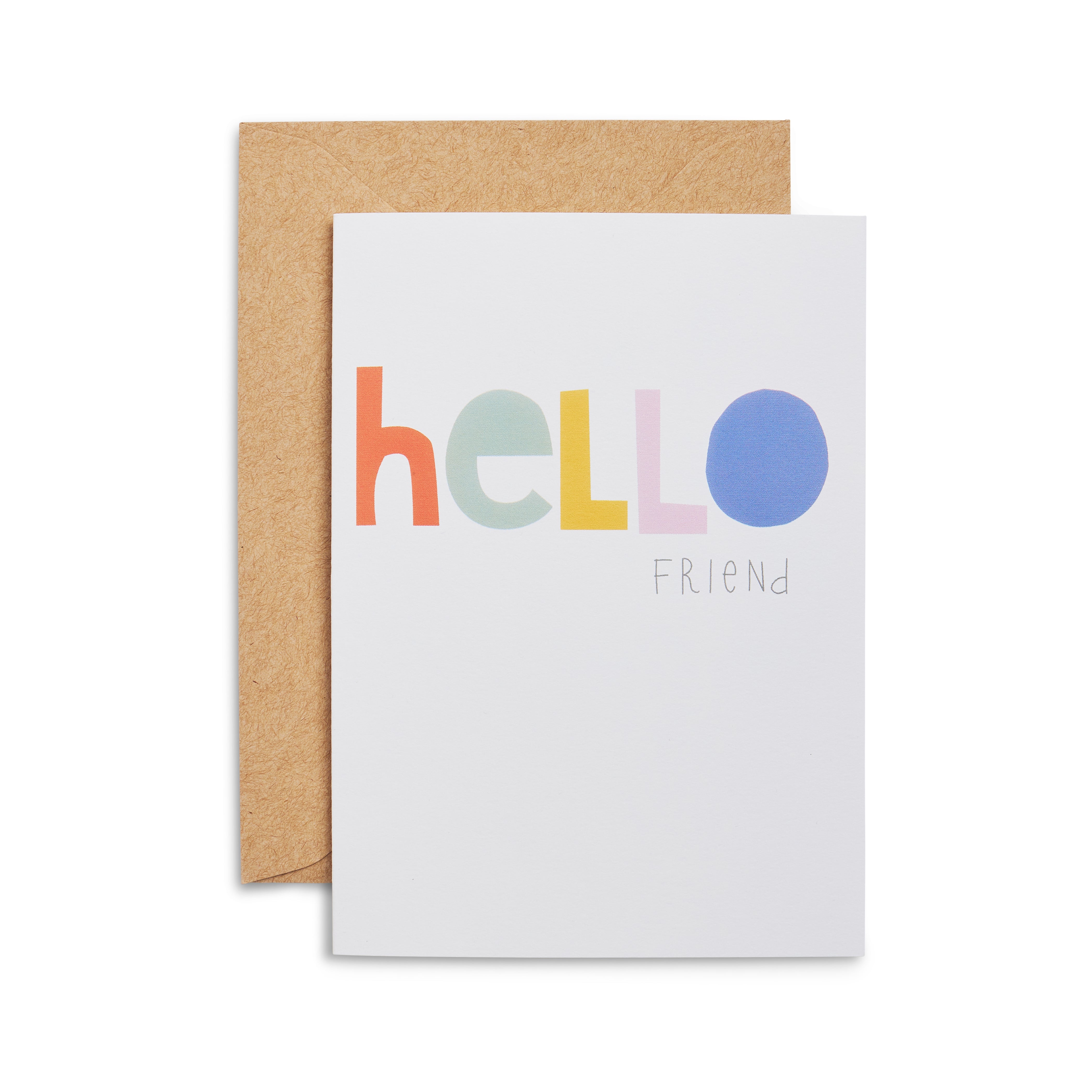 Hello Friend Greeting Card – Ampersand Design Studio